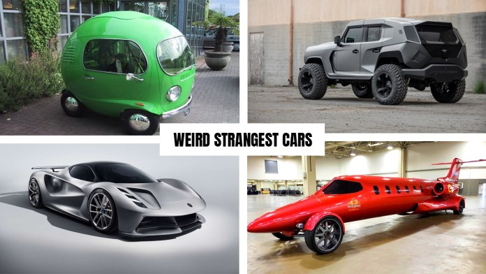 Strange looking cars