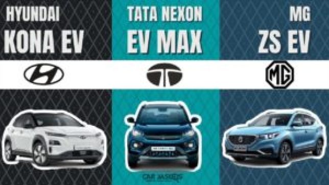 Tata Nexon EV Max vs Kona vs ZS EV