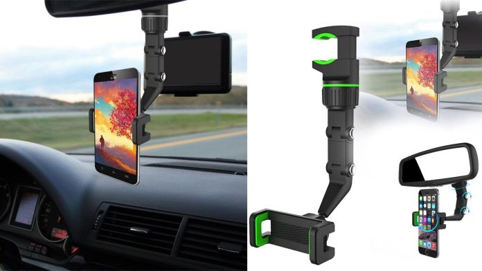 Adjustable phone holder