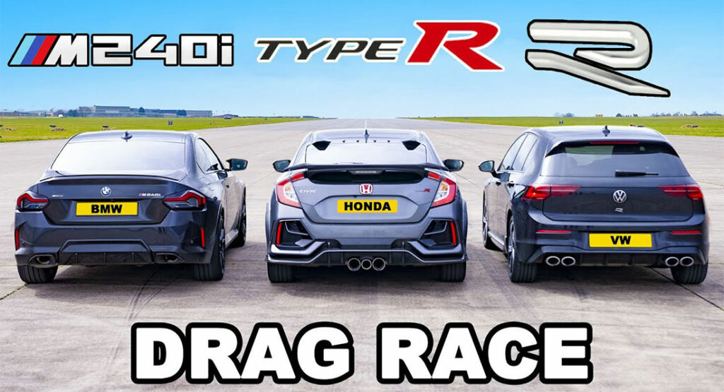 Is there any hope for the Honda Civic Type R against the VW Golf R and BMW M240i?