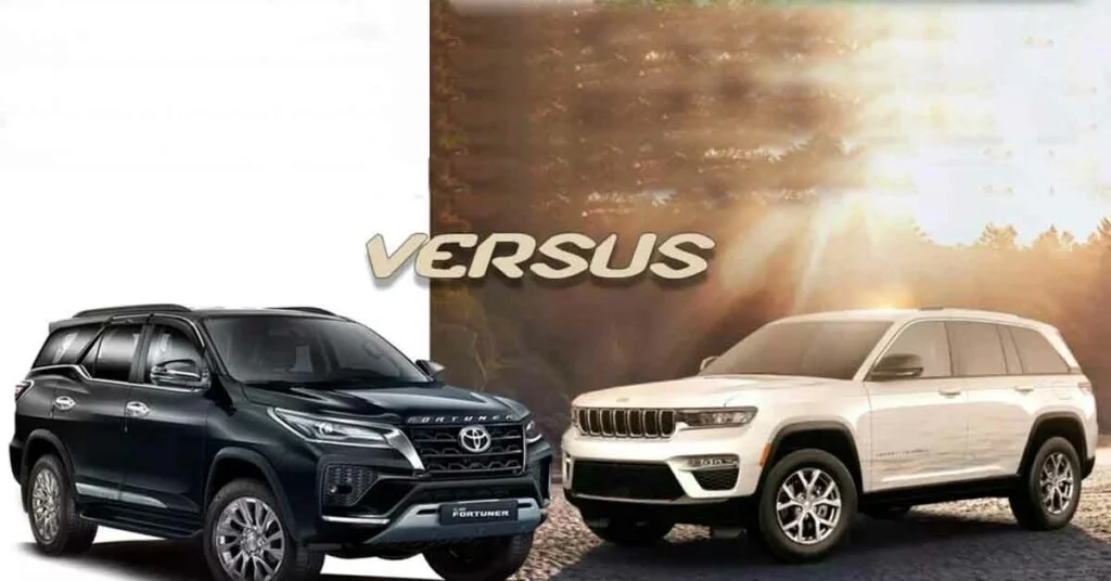 comparison of toyota fortuner and jeep meridian