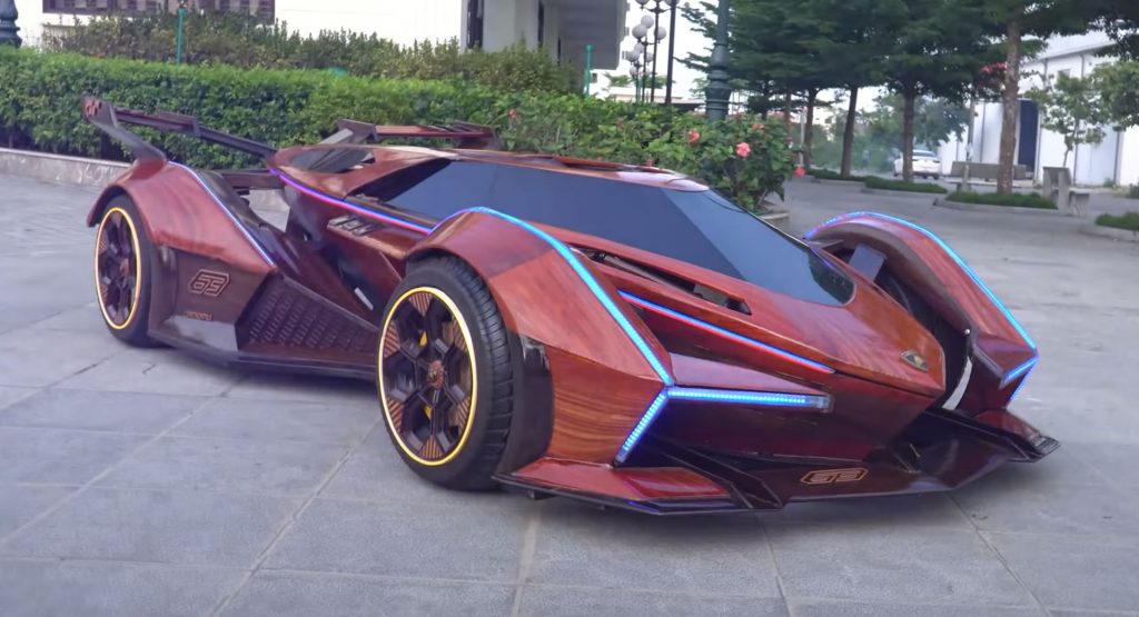 Made of wood, this Lamborghini Vision GT will impress you