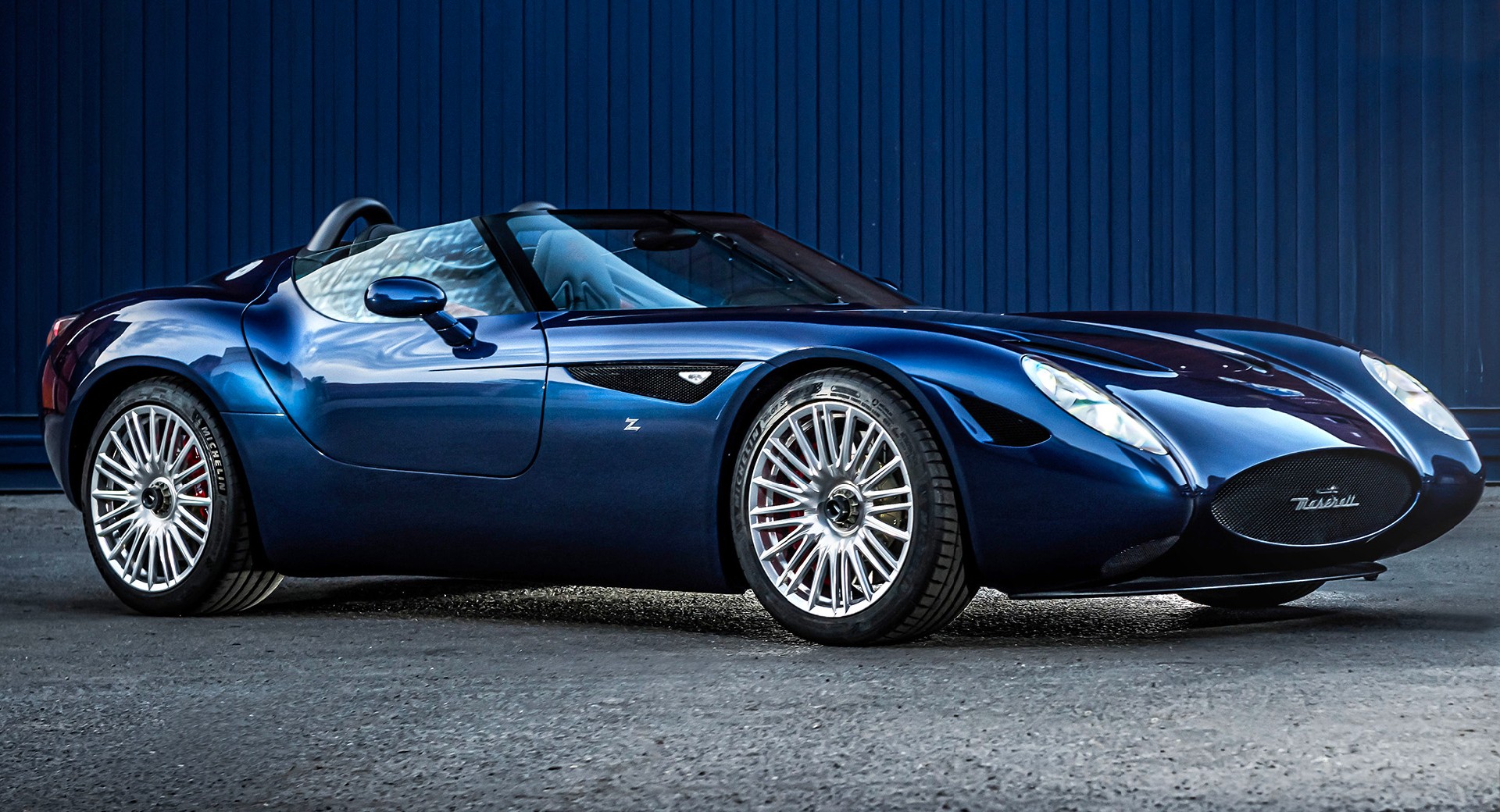 Mostro Barchetta, which works with Zagato's Maserati, debuted seven years after the coupe