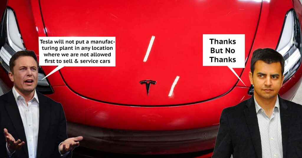 Bhavish Aggarval Elon Musk Tesla India