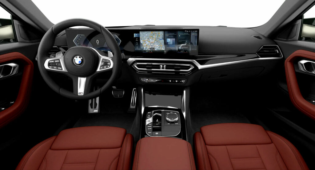 Take a look at the new curved display of the 2023 BMW 2 Series coupe thanks to the German configurator.