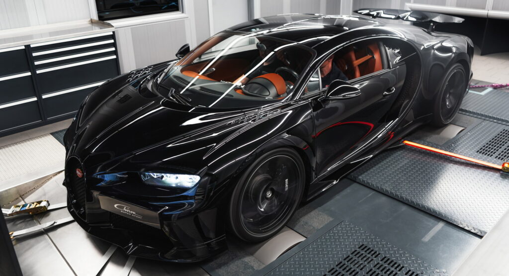 That's how the Bugatti Dyno tested the 1600 HP Chiron