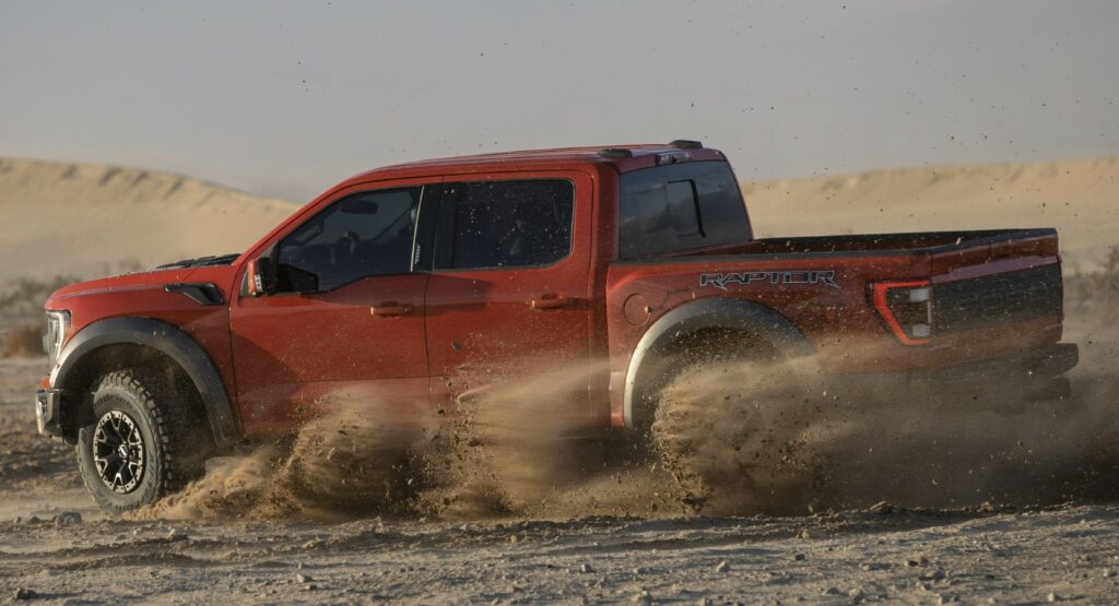 The 2023 Ford F-150 Raptor R receives a 5.2-liter charged Predator V8