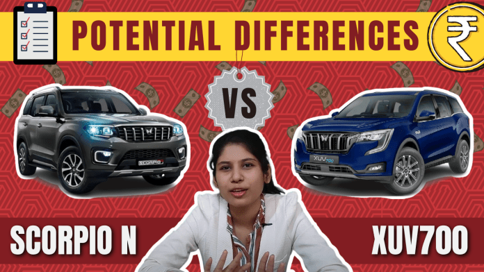 XUV700 VS SCORPIO 2022 COMPARISON