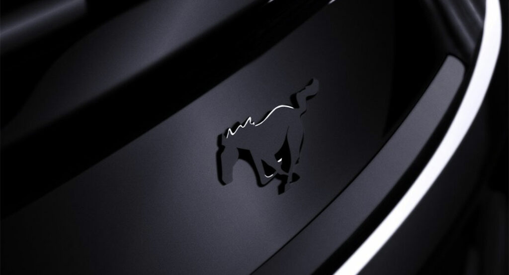 Ford's mysterious teaser is a black package for the Mustang you want to call it