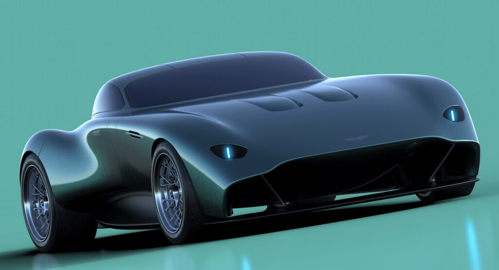 Independent designer Vyrinys - a retro-futuristic look of the classic Aston Martin GT