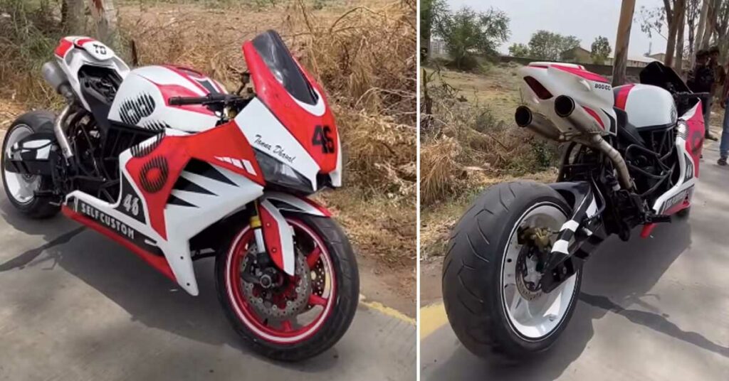 800cc homemade sports bike in india