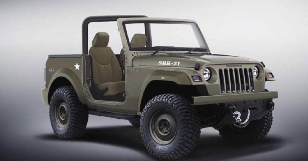 Modified Mahindra Thar Willys jeep view
