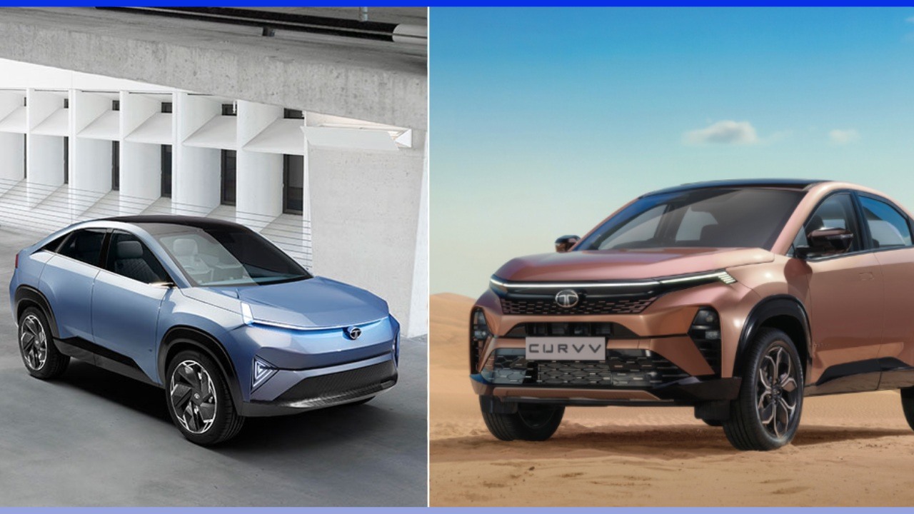 Tata Curvv Concept Vs Real Model Differences