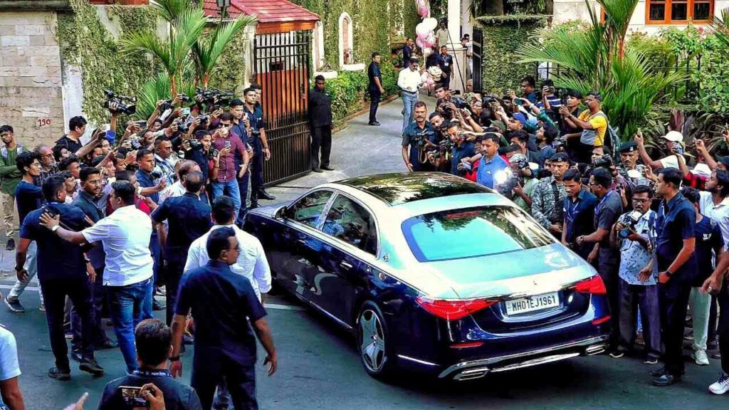 Akash Ambani Baby Girl Mercedes Maybach S580