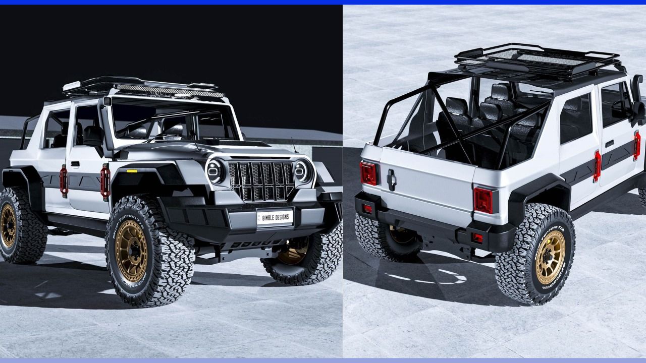 Mahindra Thar Roxx Off roading Concept