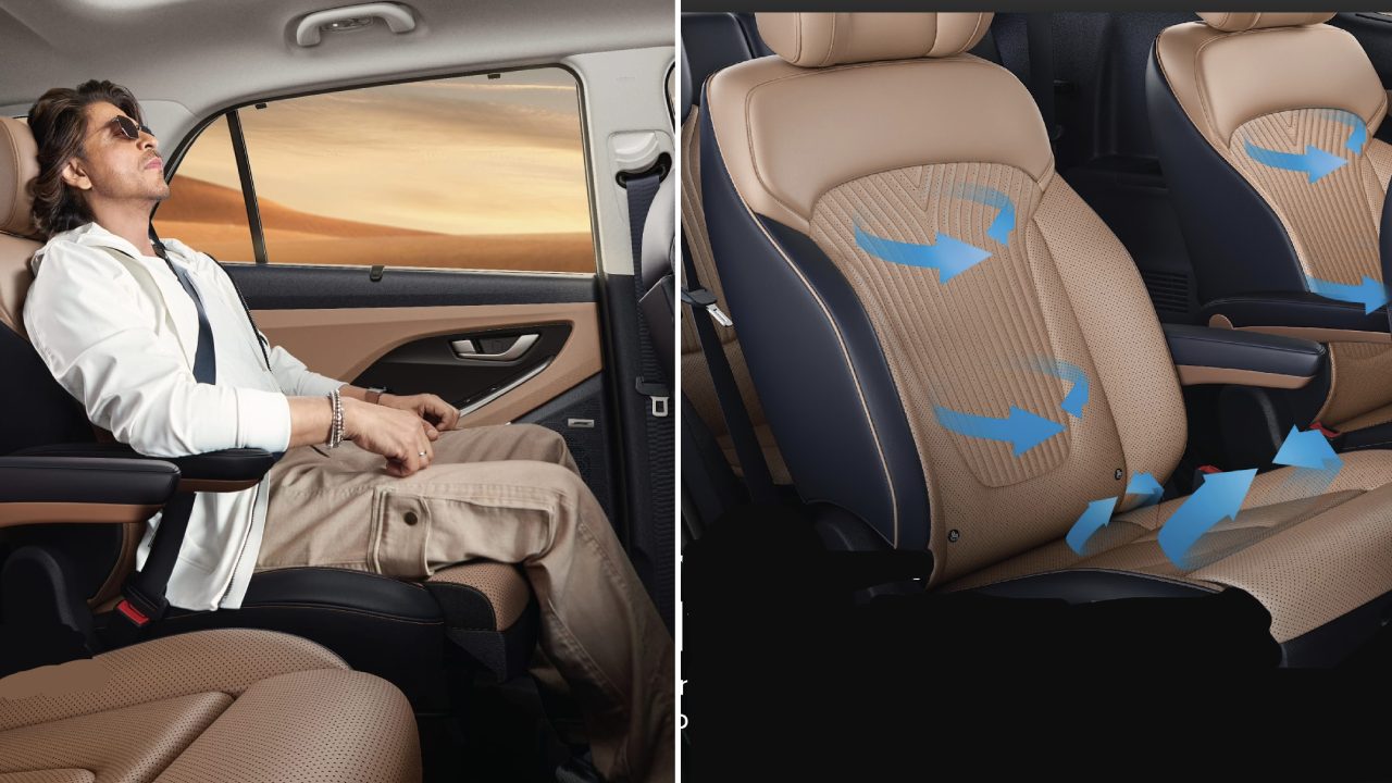 2024 Hyundai Alcazar Facelift Ventilated Rear Seats