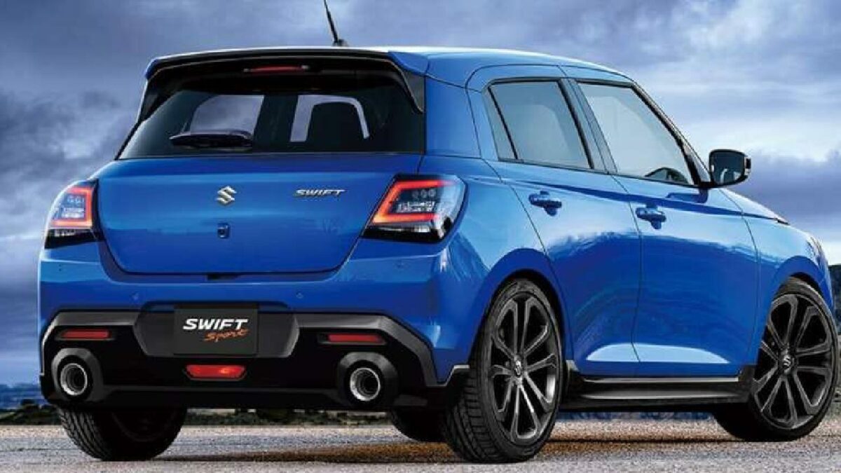 2025 Swift Sport Revealed Rear Profile