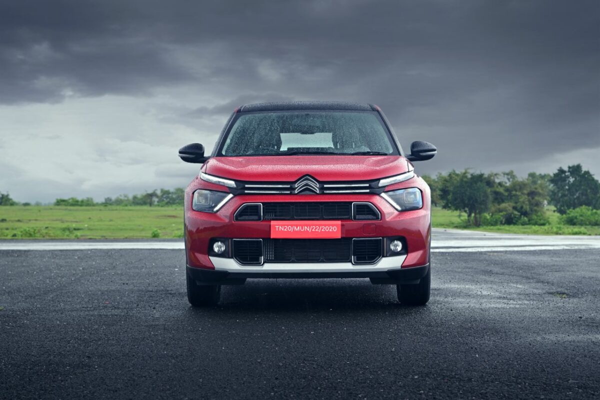 Citroen Basalt Front Red Colour