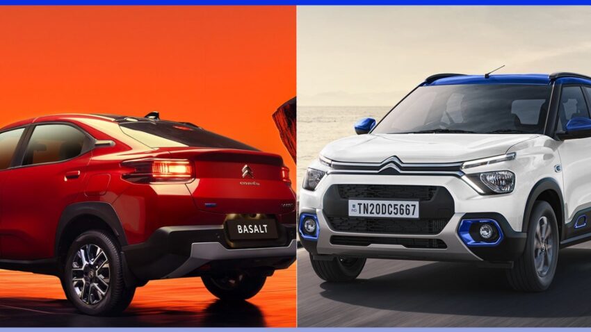 Citroen Basalt Vs C3 Specs Features Comparison