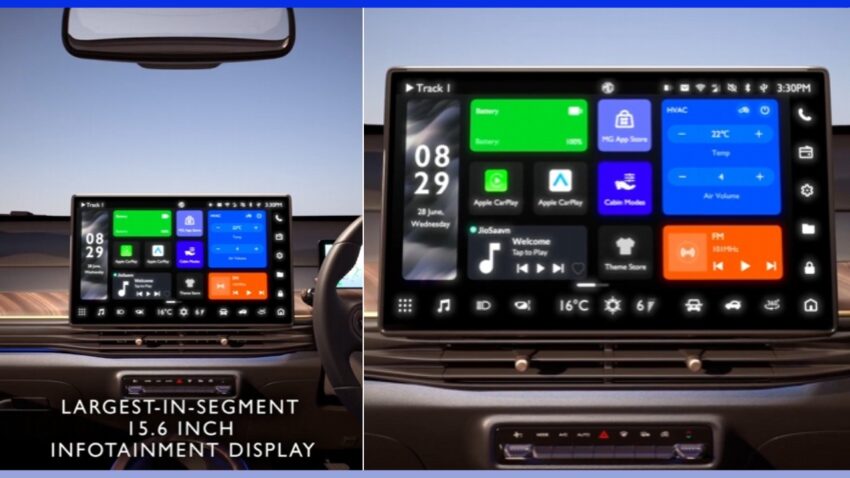 Mg Windsor Ev with Largest Touchscreen Display