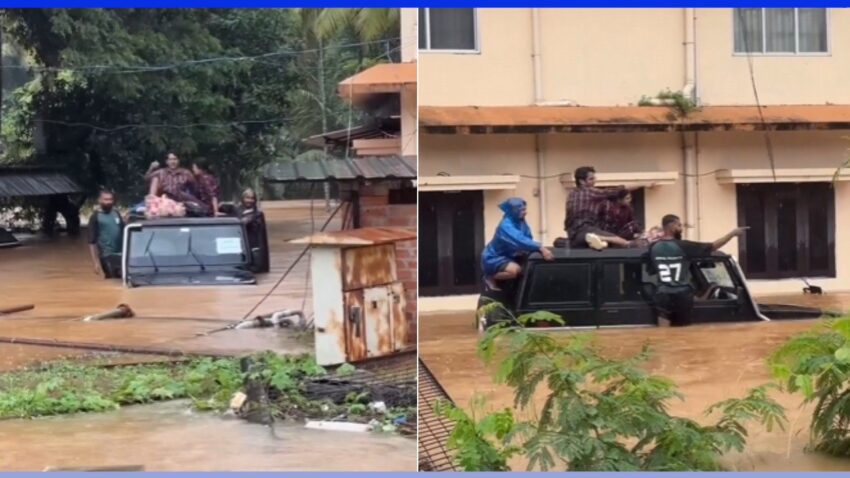 Mahindra Bolero Rescues People in Kerala Floods