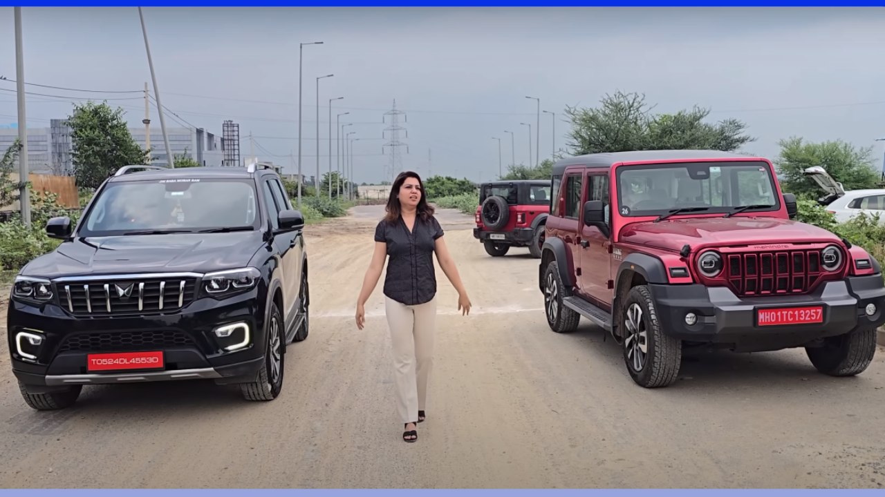 Mahindra Scorpio N Vs Thar Roxx Drag Race