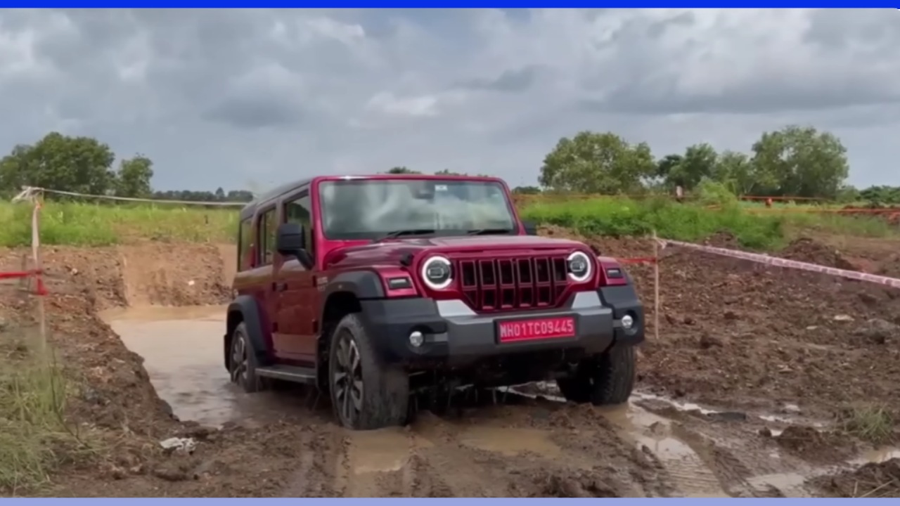 Mahindra Thar Roxx Off roading