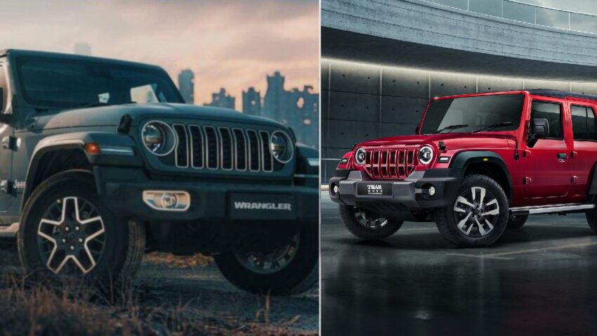 Mahindra Thar Roxx Vs Jeep Wrangler