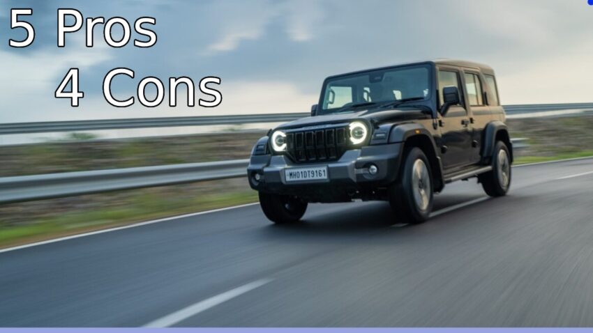 Mahindra Thar Roxx Pros and Cons