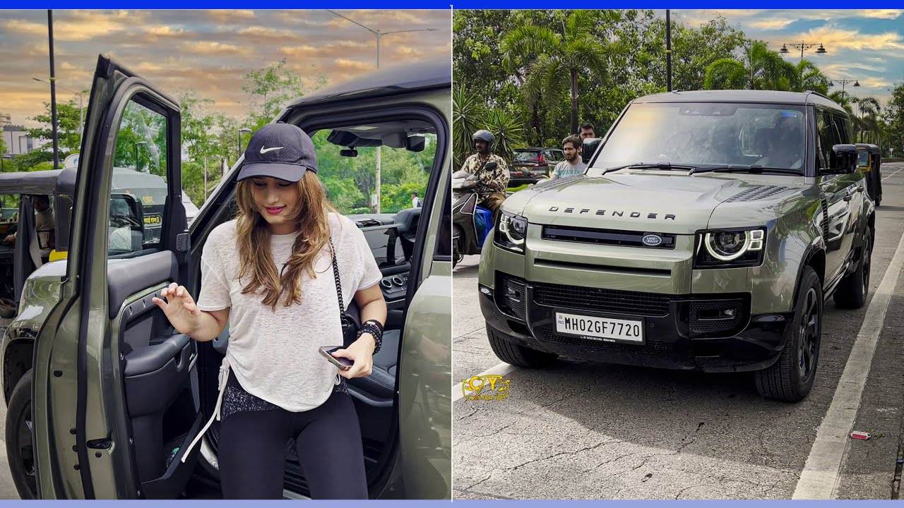 Rasha Thadani Seen in Land Rover Defender