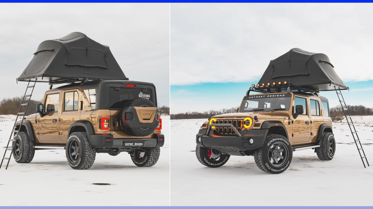 5 door Mahindra Thar Overlanding Concept