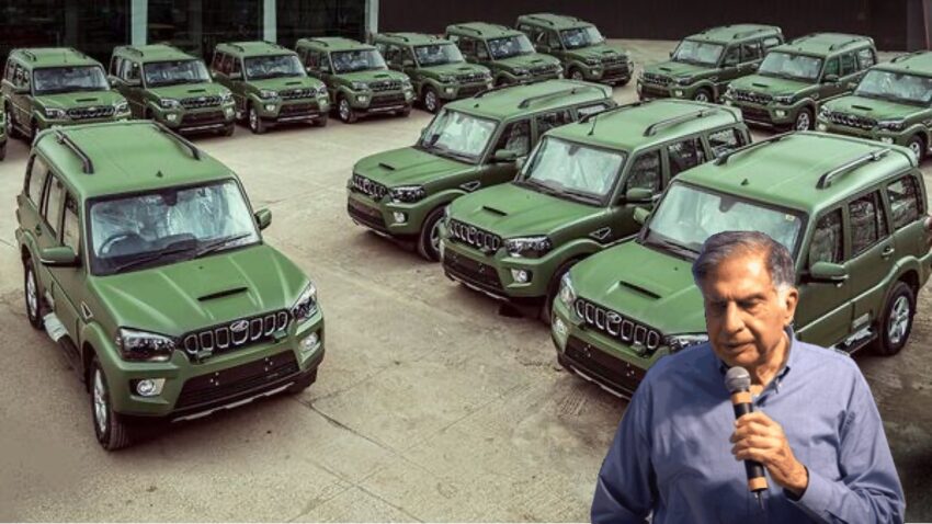 Ratan Tata Mahindra Scorpio Indian Army