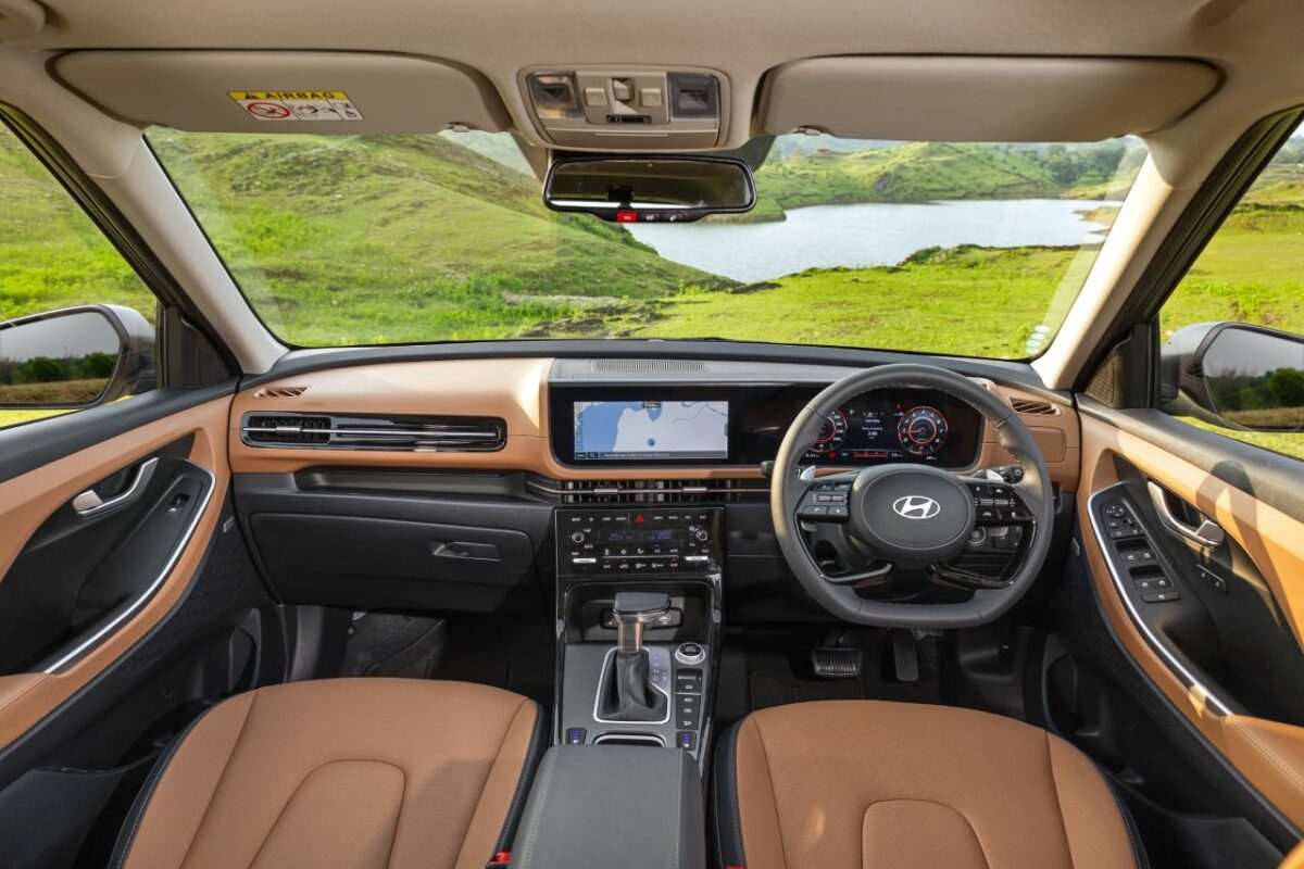 2024 Hyundai Alcazar Facelift Interior Dashboard