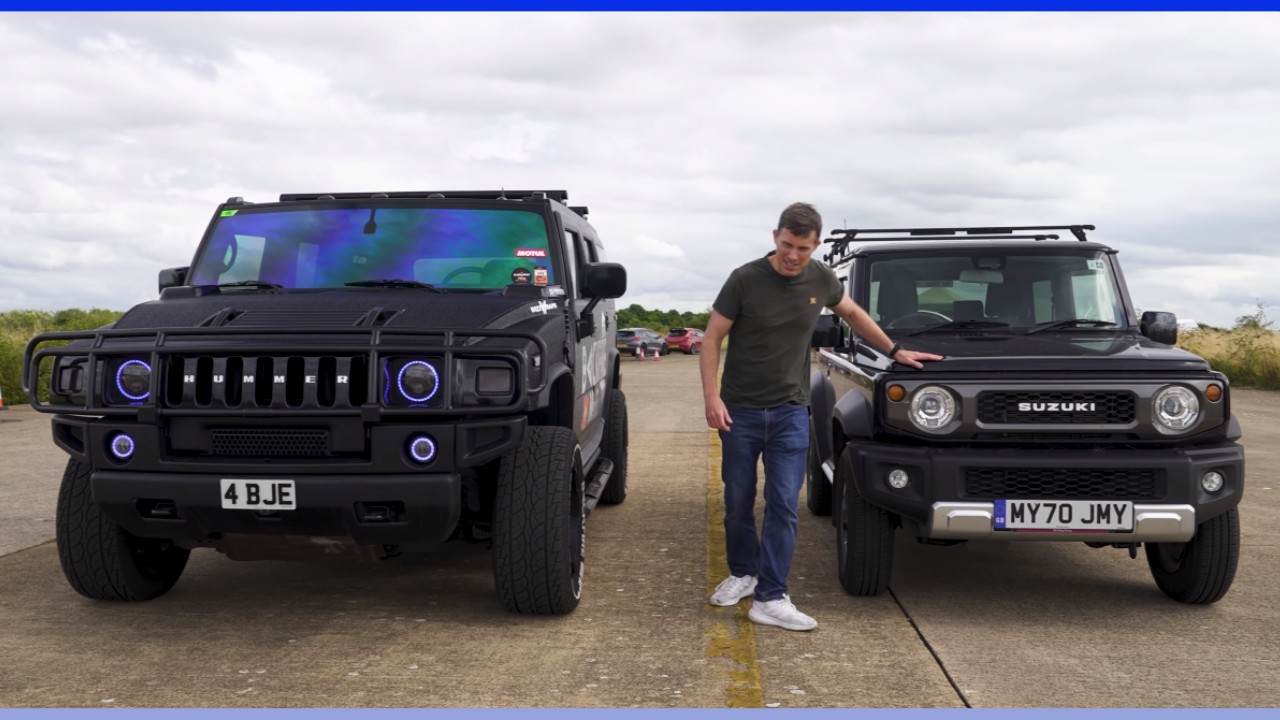 Gmc Hummer V8 Vs Suzuki Jimny Drag Race