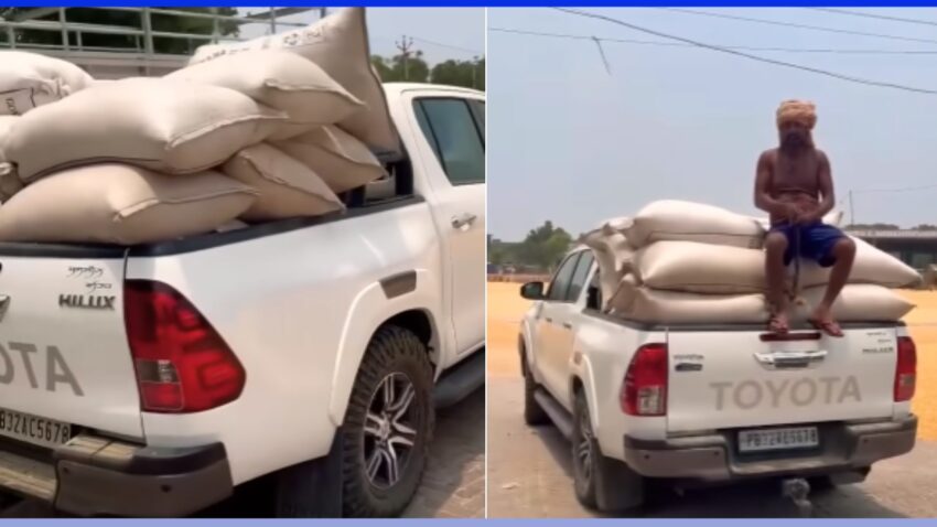 Toyota Hilux Carries 1000 Kg Load